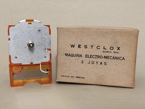 Maquinaria Electromecánica De Reloj Westclox 3 Joyas 70s
