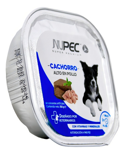 12 Latitas Nupec Nutrición Canina Perro Cachorro 100g