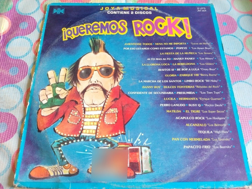 Queremos Rock! Lp Varios Y