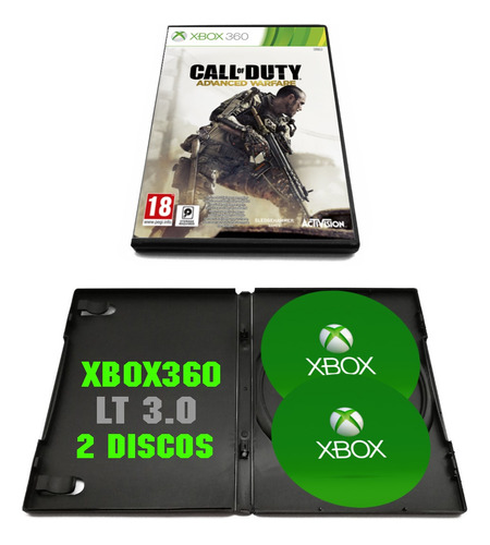 Juego Para Xbox 360 - Chip Lt3.0 - Call Of Duty Advanced War