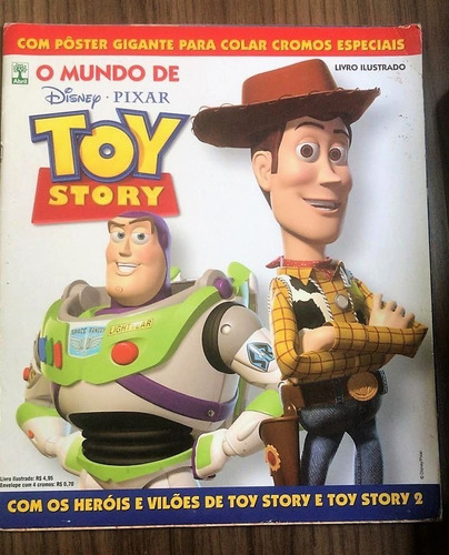Album De Figurinhas O Mundo De Toy Story Completo Colado