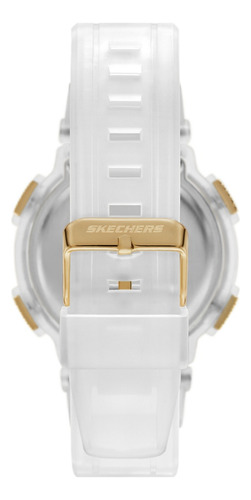 Reloj Hombre Skechers Sr1176 De Poliuretano Transparente Fondo Pantalla Positiva