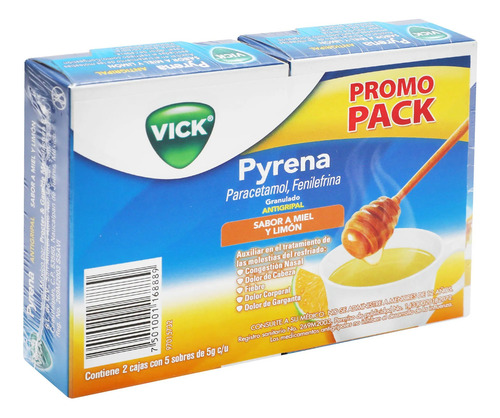 Vick Pyrena 5 Sobres 5g Pack 2 S