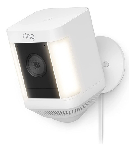 Camara Inteligente Ring Spotlight Cam Plus Wired 1080p Ext Color Blanco