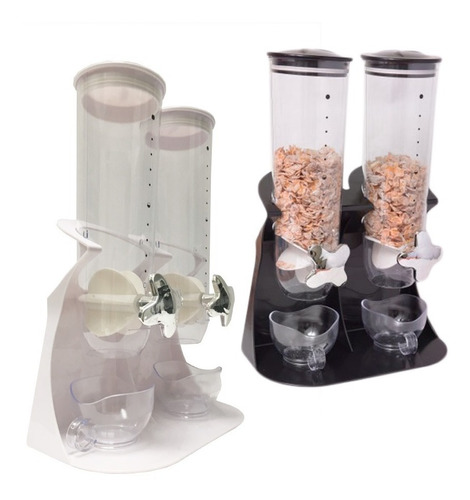 Dispenser De Cereales Doble Cerealero Accesorio De Cocina Ce