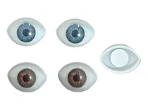 Comprar Ojos Elipticos Nro 18 Reales Duendes Muñecos Muñecas X 10u