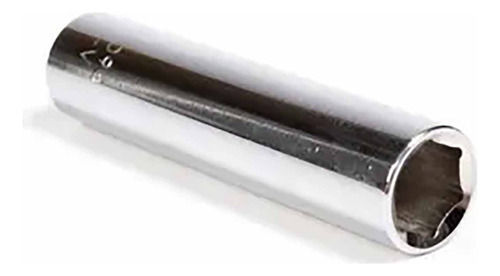 Tubo Largo Hexagonal 11mm Acero Stanley Plateado