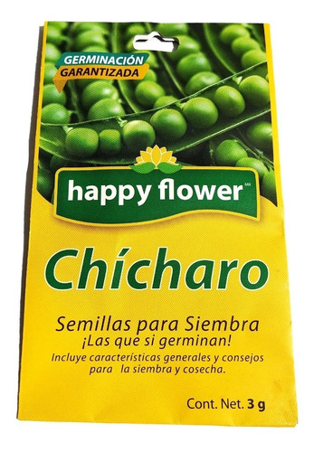 Semillas Chicharo Flores Felices Huerto Del Hogar 456