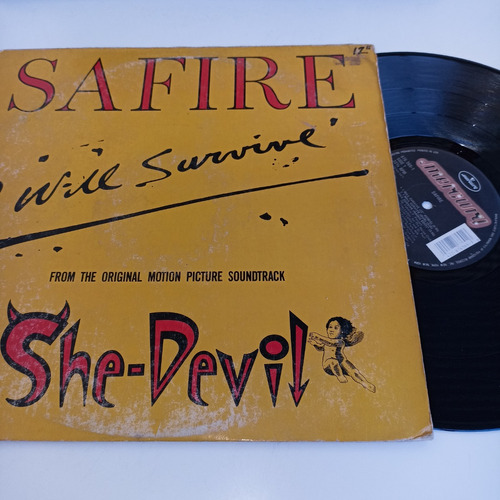 Safire Lp Vinil Will Survive House Mix Discos Mercury 1989 