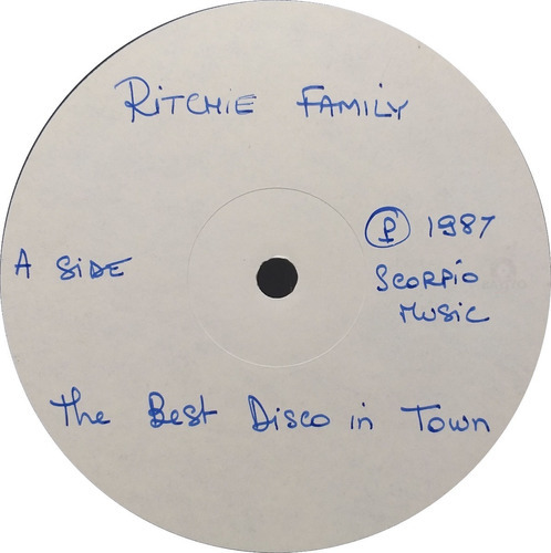 Vinilo Maxi - Ritchie Family - The Best Disco In Town 1987 