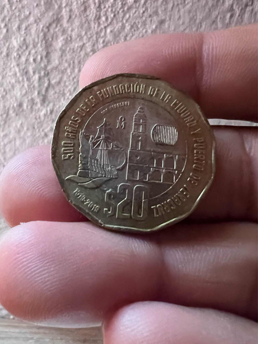 Moneda Conmemorativa De 20 Pesos Veracruz