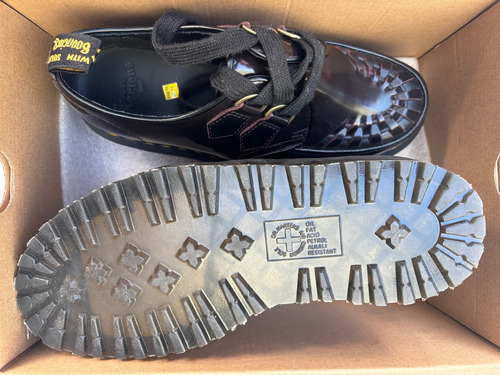 Zapatos Dr.martens Cuero. Suela De Polivinilo Cherry Red 38
