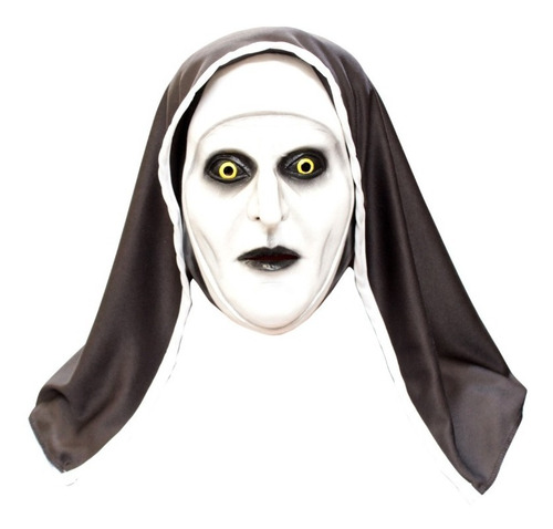 Imagen 2 de 3 de Máscara De Látex La Monja The Nun Halloween Conjuro Terror
