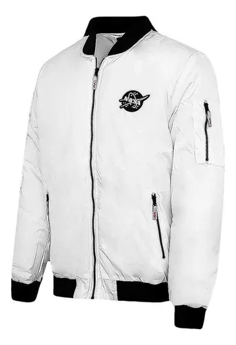 Chamarra blanca online hombre