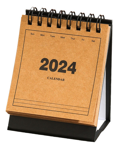 Calendario 2024, Mini Calendario De Piel De  Negra