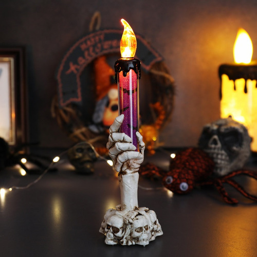 Decoraciones De Halloween, Paquete De 6 Linternas De Velas