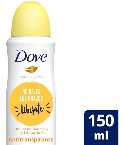 Desodorante Antitranspirante Dove Pomelo Limón En Aerosol 15