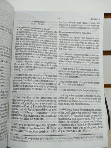 Imagen 8 de 10 de Biblia Letra Gigante Traducción Lenguaje Actual Vinil Azul