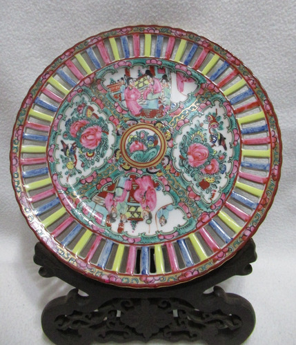 Plato Decorativo Porcelana Flía Real Decorated In Hong Kong (Usado)