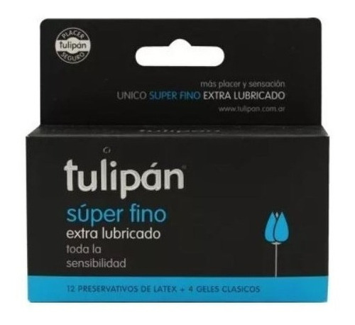 Tulipan Preservativo Latex Super Fino 12 Unidades