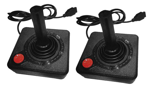 2 Juegos De Mando De Joystick Para Juegos Atari 2600 Game Ro