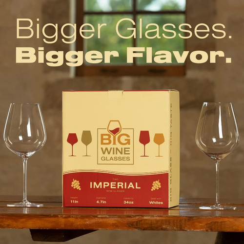 Copas De Vino Grandes | Juego De 2 I Copas De Vino Gigantes