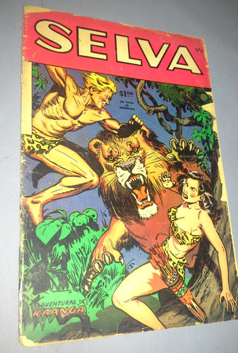 Selva Nº 62 Antiguo Comic Kaanga Historieta Revista Mexico