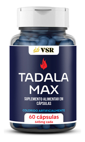 3x Tadalamax 60 Caps - - Tadala Max Sabor Imediato
