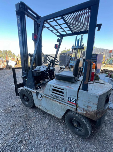 Autoelevador Komatsu 1500kg Torre Triple Motor Naftero