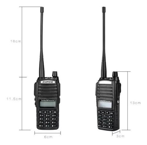 Kit 30 Rádios Comunicador Baofeng Walkie Talkie Uhf/vhf Uv82