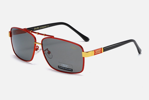 Gafas Marca Reggaeon Emblema Audi Mod 550 Color Rojo