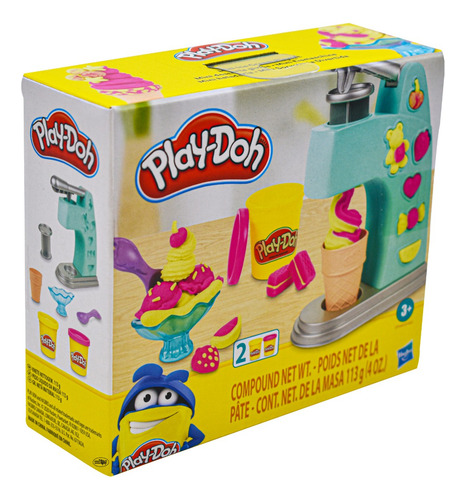 Mini Máquina De Helados Play Doh Mini Classic Ice Cream Colorido