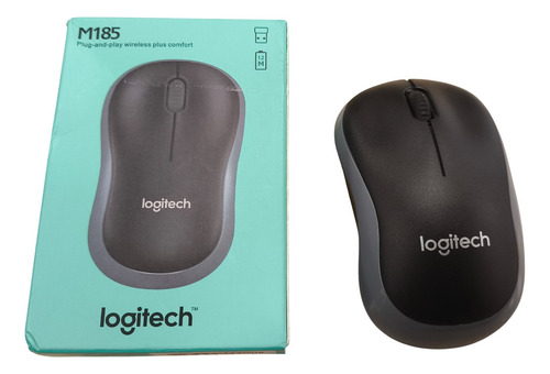 Mouse Sem Fio Logitech M185 1000dpi Usb Wireless