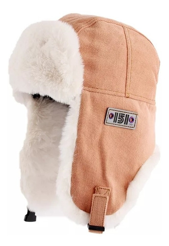 Gorro Gorro Ruso Unisex Cálido De Lona Invierno Mod Piloto