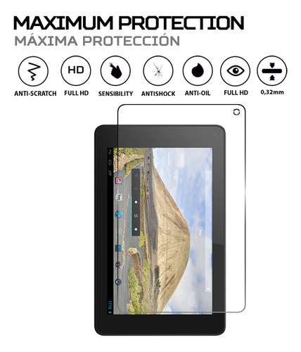 Protector Mica Pantalla Para Bq Maxwell 2 Quad Core