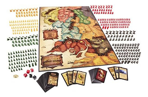 Hasbro Gaming Risk: El Señor De Los Anillos Trilogía Edición
