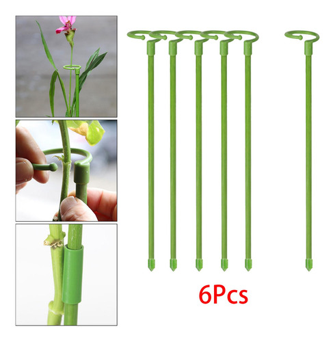 6x Estacas De Soporte Para Plantas Marco De Soporte Fijo