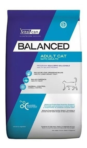 Vital Can Alimento Balanced Gatos Adultos 7.5 Kg