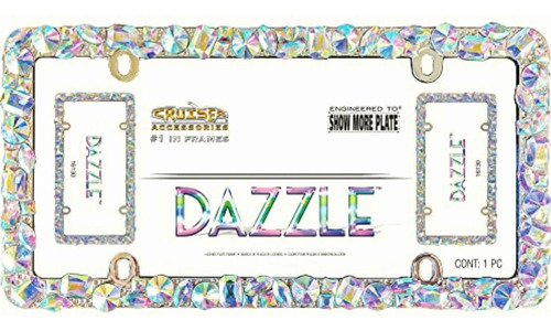 Cruiser Accessories 16130 Dazzle Marco De Matrícula Chapado