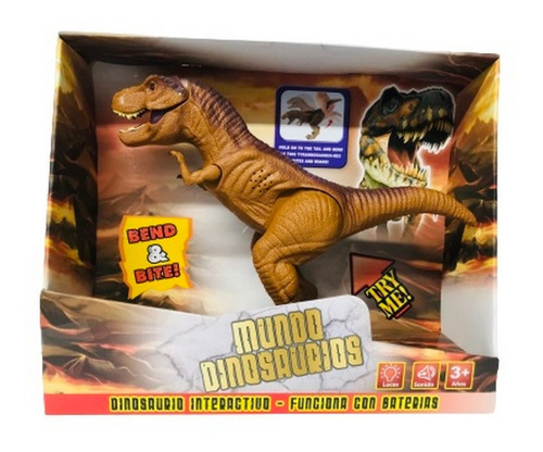 Dinosaurio Tiranosaurio Rex Con Luz Y Sonido Ar1 5328 Ellobo