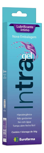 Lubrificante Íntimo Intra Gel 50g - Eurofarma