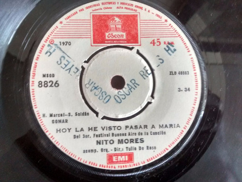 Vinilo Single De Nito ,mores Aquel Primer Amor ( P163