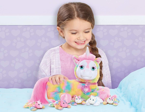 Unicornio Sorpresa 42495 12 Felpa De Cristal, Multicolor