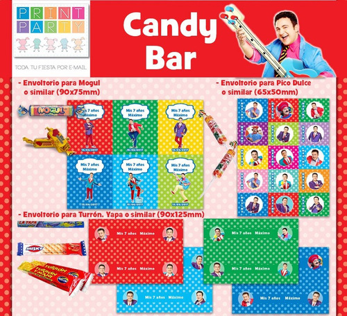 Topa Kit Imprimible Personalizado Con Candy Bar