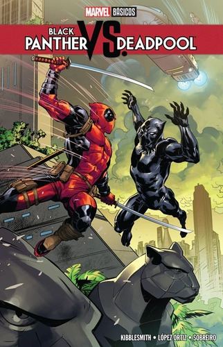 Black Panther Vs Deadpool Marvel Basicos