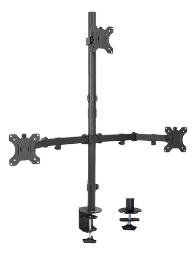 Soporte De Escritorio Para Monitor Lcd Triple Resistente