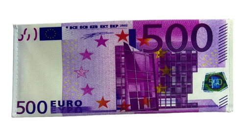 Billetera Euro Tela Lona Calidad Resistente Para Regalar