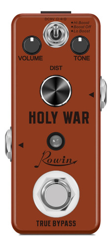 Pedal De Distorsión Rowin Lef-305 Para Metales Pesados Holy