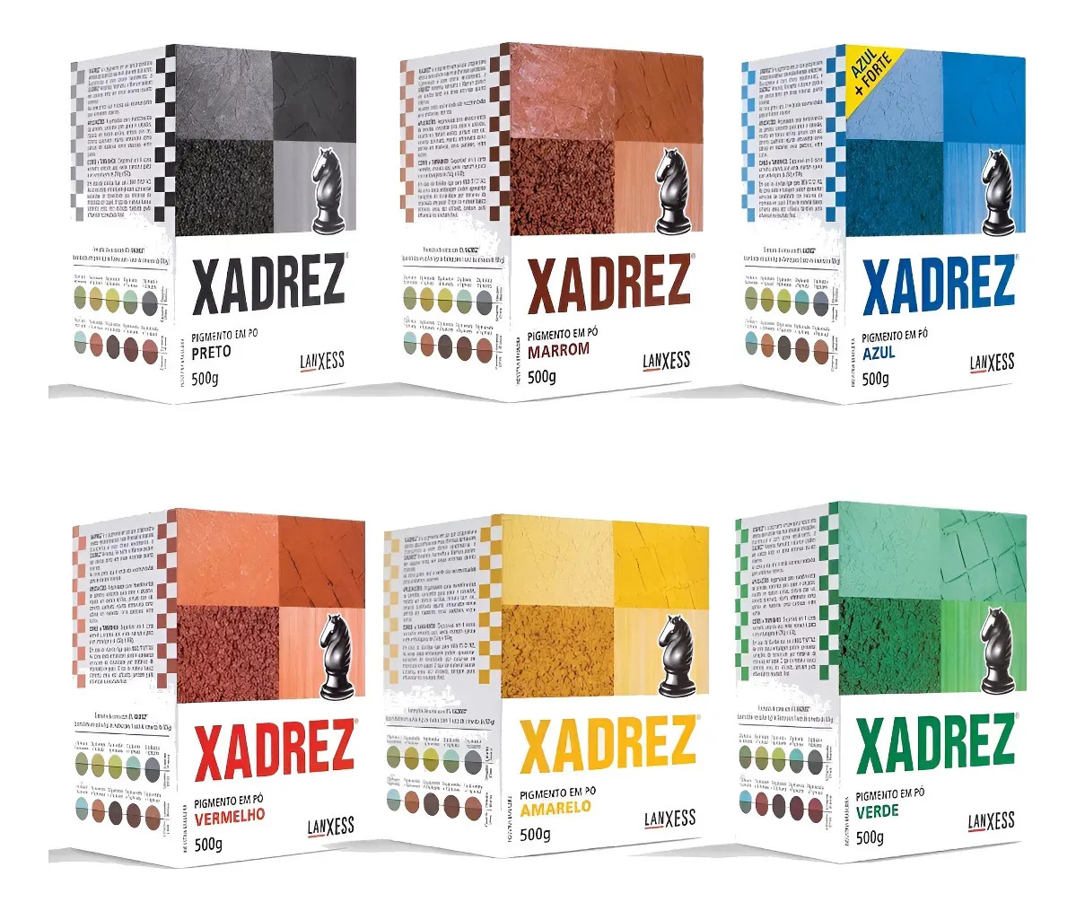 Pigmento Em Pó Xadrez Corante 500g - Diversas Cores Amarelo