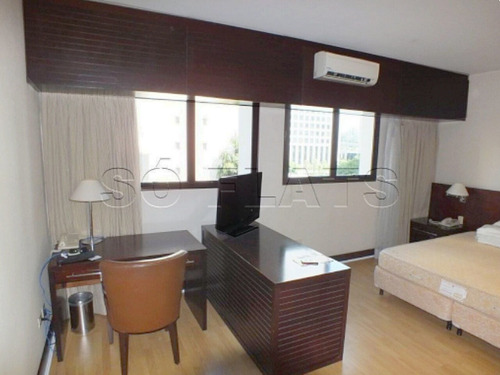 Imagem 1 de 15 de Flat Wyndham Berrini 29m² 1 Dormitório 1 Vaga Para Locação No Brooklin. - Sf29596